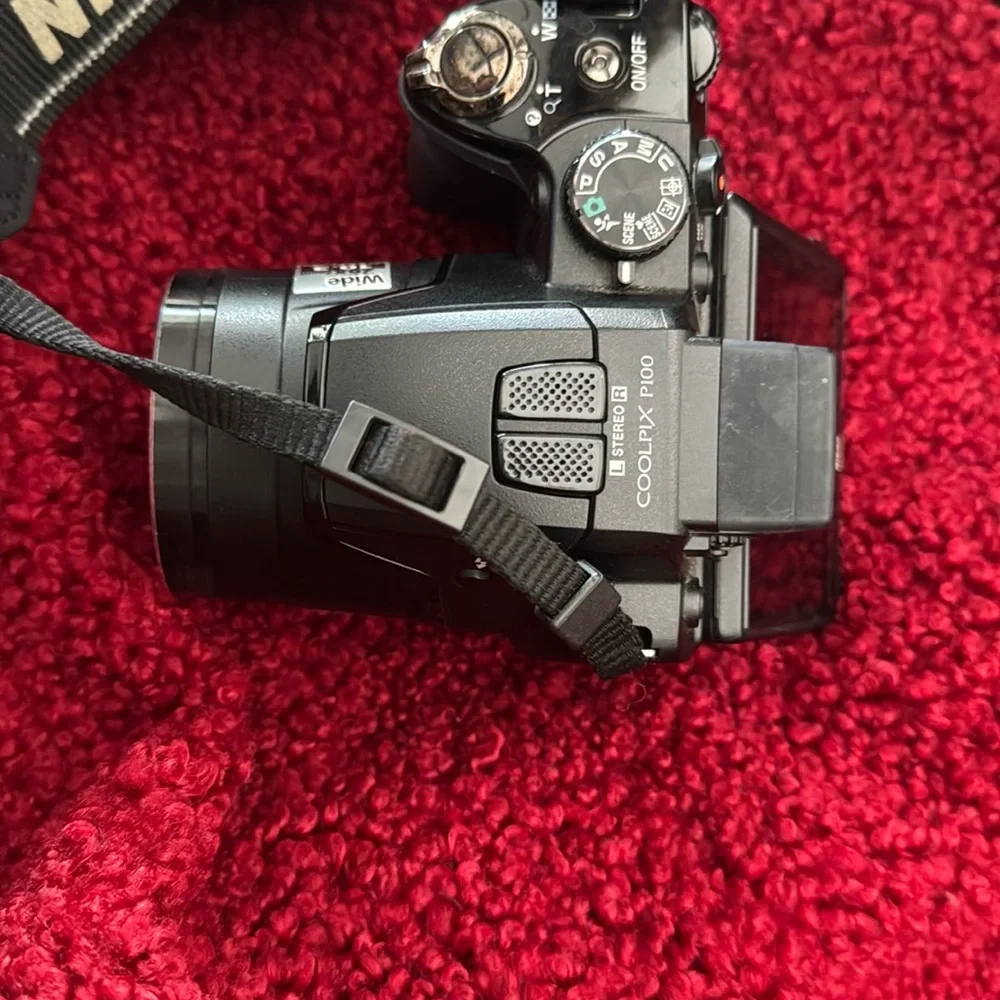 Nikon CoolPix P100 Black Digital Camera with Professional Features